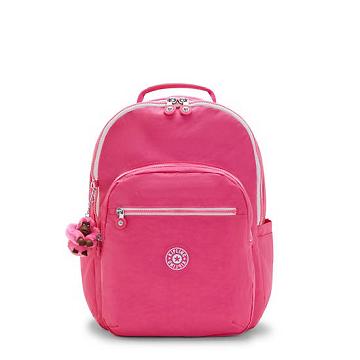 Torby Na Laptopa Kipling Seoul Large 15" Backpack Różowe | PL 1565LI